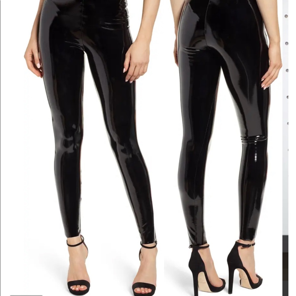 Commando liquid latex patent leather leggings XS medium